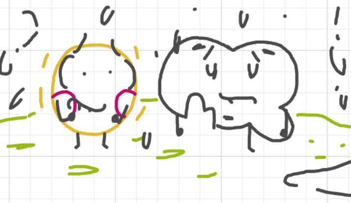 A panel from I've Been Everywhere, Man, episode nine of the Board Boards object show by Furretwalk/WalkingFurret.